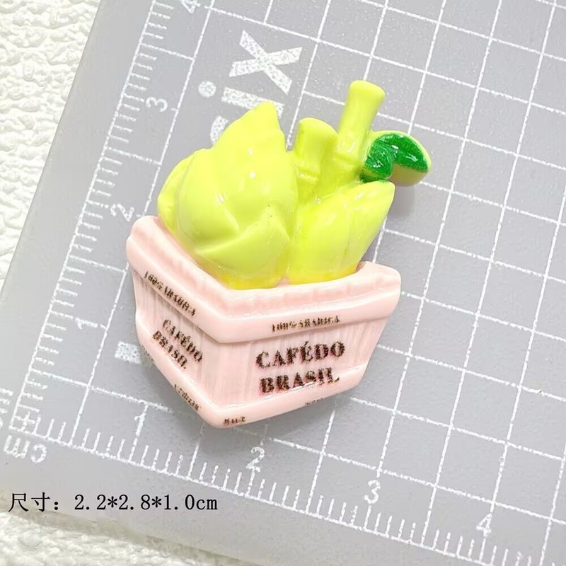 漫画竹パンダ樹脂アクセサリー diy 水カップ収納ボックス携帯電話ケース穴キーホルダー電気自動車材料|undefined