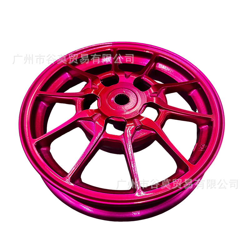 Linhai Kuki 10inch Front and Rear Wheel Hubs for Fuxi Qiaohe Guihuo 100Cc Lingying 100 Steel Rim Motorcycle