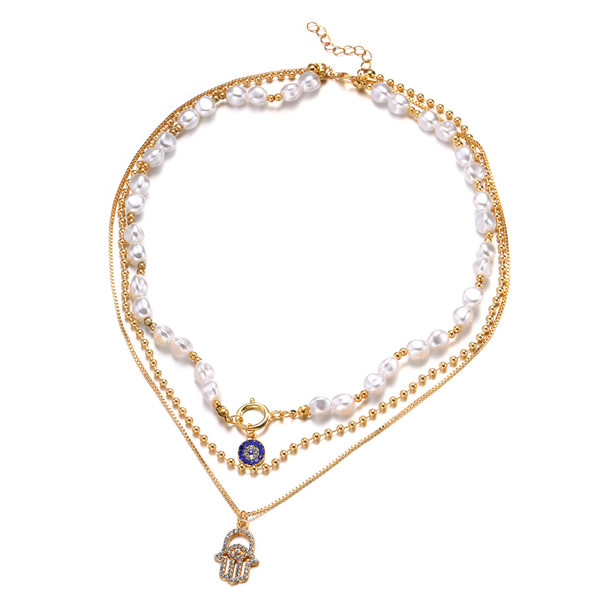 Minimalist Layered Necklace Delicate Chain Quiet Luxury Jewellery_voghion.com