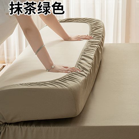 2025 nueva sábana de algodón cepillada otoño e invierno funda protectora de colchón Simmons engrosada nueva funda de cama individual con todo incluido