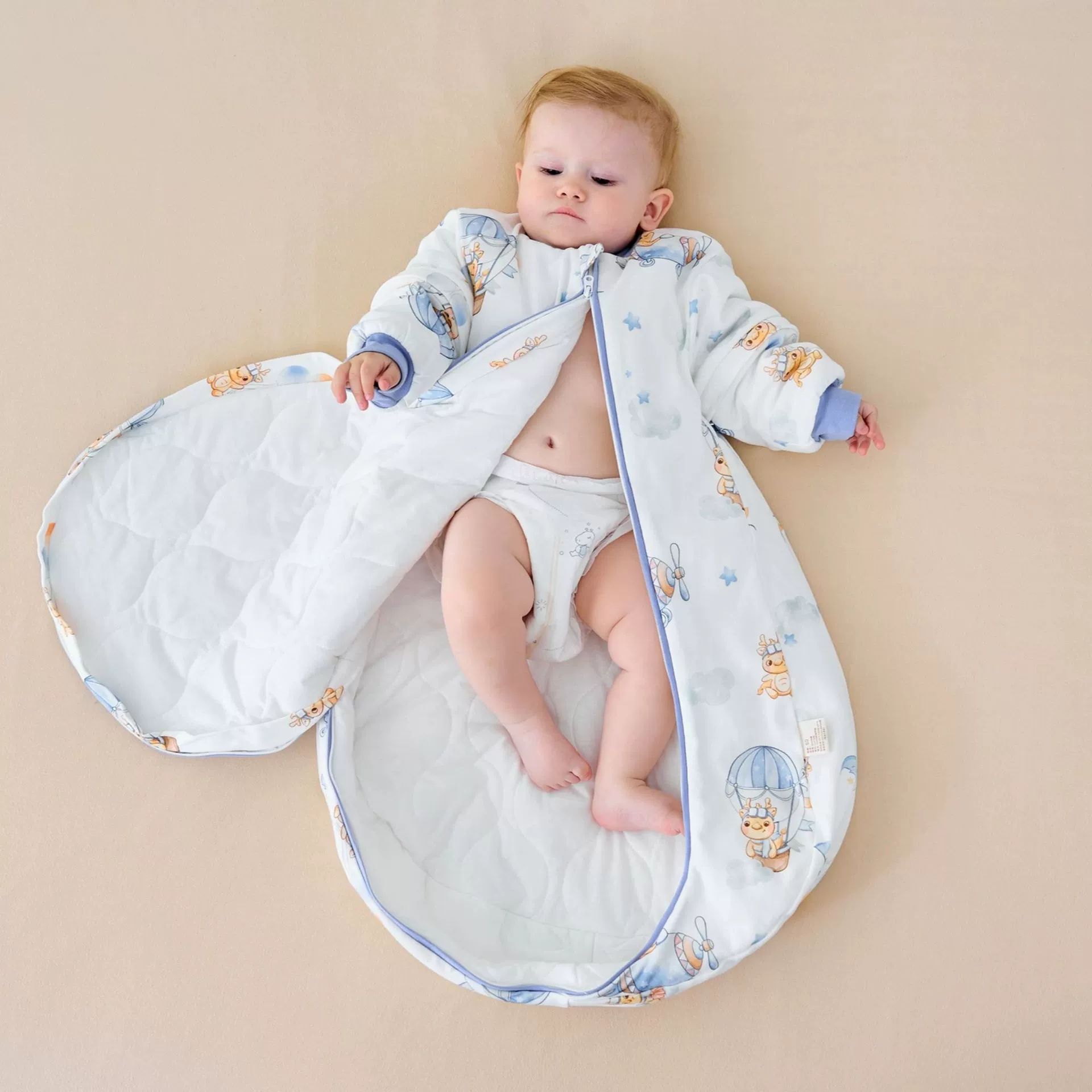 Хлопковый спальный мешок для baby для мужчин и женщин девочек, осень