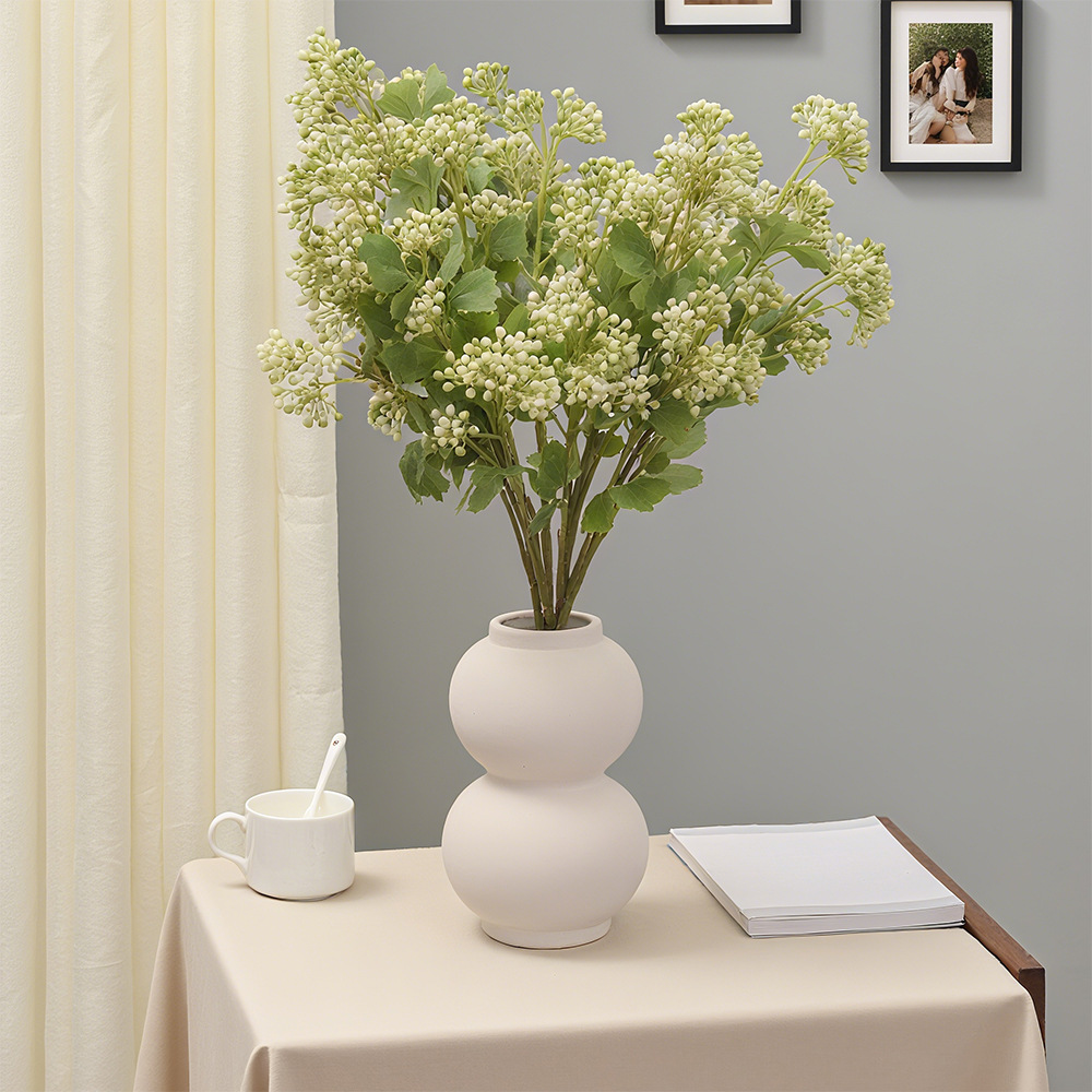 Simulación de la fruta de Milán accesorios de fotografía sala de estar decoración inswind nunca se marchitará simulación flores falsas en maceta