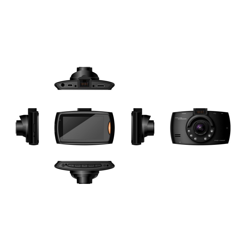 FHD1080P high-definition dash cam, wide-angle night vision, loop recording, mini car camera