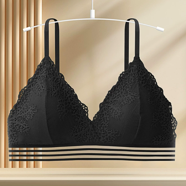 Black bra top