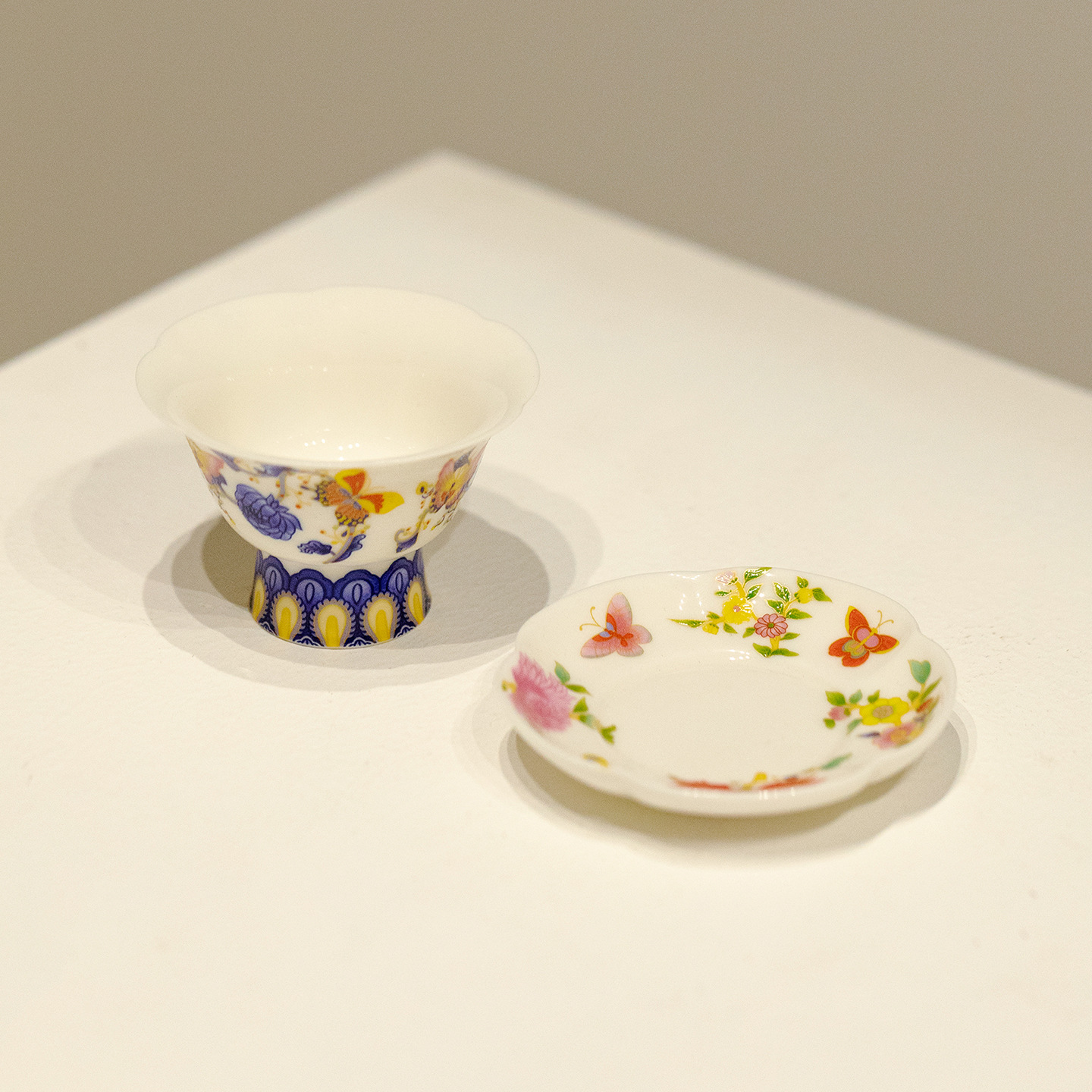 Posavasos de Cerámica de Esmalte para Ceremonia del Té y Uso Doméstico