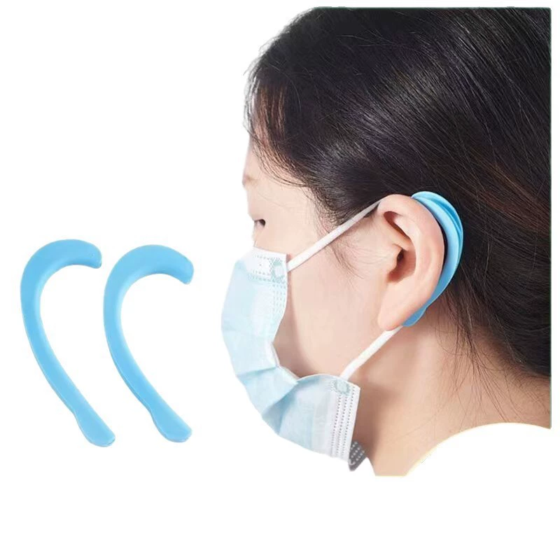 Ношение маски против разрывов артефакта оптом противоболезненный защитный крючок для ушей кронштейн для ушей с регулируемой пряжкой из мягкой резины