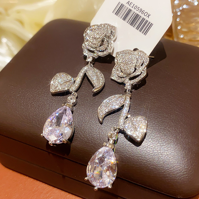 中古vintage蝴蝶结珍珠耳环复古宫廷风耳钉小众高级感精致耳饰女|undefined