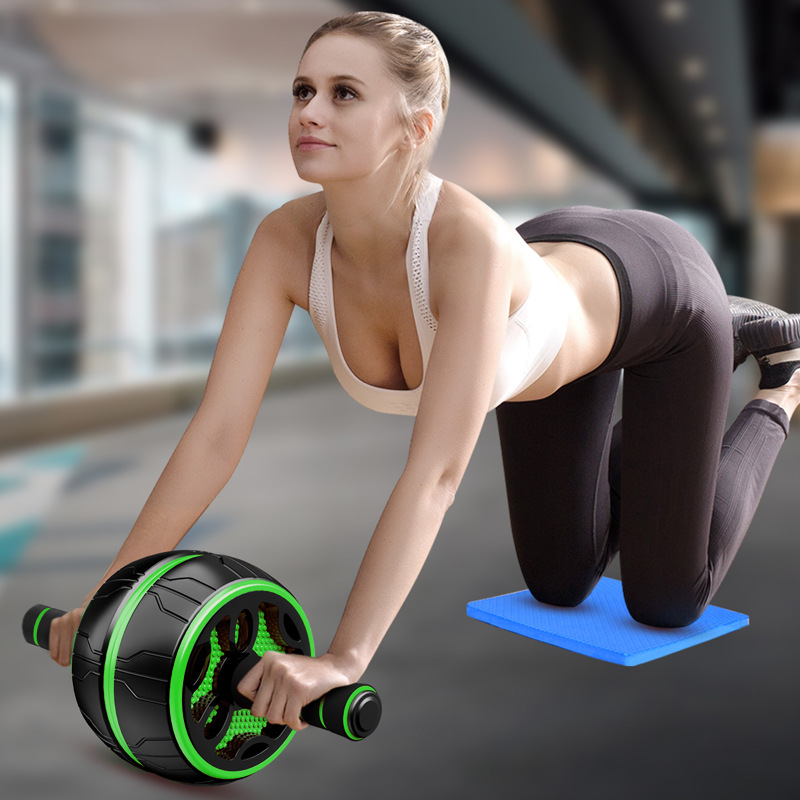 Abdominal Wheel Abdominal Muscle Wheel Abdominal Slimming Waist Roller Beginner Vest Line Training Fitness Equipment Home Women's Belly Reduction