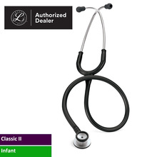 3M听诊器医用Littmann新生儿专业双面型儿科美国进口 骑士黑2114