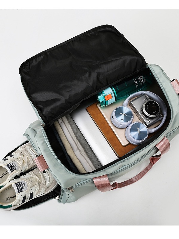 Nueva bolsa de viaje para mujeres, mochila de gran capacidad, bolsa de viaje corto, bolsa de yoga, bolsa de fitness, logotipo impreso