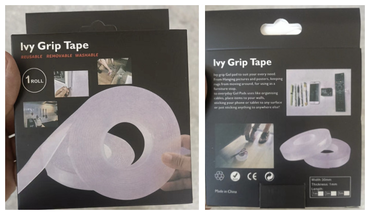 Nano cinta acrílico adhesivo de doble cara transparente impermeable sin costuras resistente a la temperatura impermeable TikTok mágico adhesivo 2cm5cm