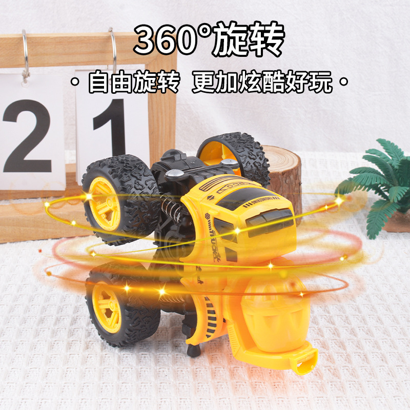Juguetes infantiles excavadora coche de ingeniería de niños inercia cuatro tracciones todoterreno truco coche de juguete al por mayor