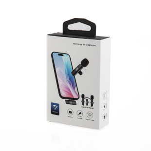 Wireless radio microphone packaging box new live microphone hardened packaging box color box wholesale manufacturer