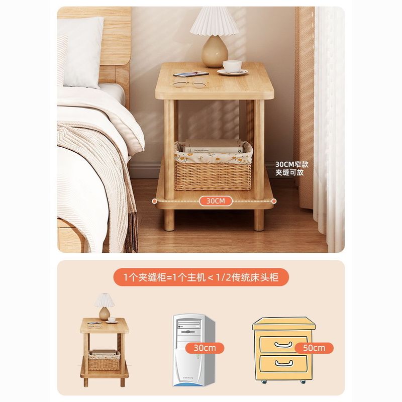 简约床头柜客厅小桌子沙发边几茶几卧室床头桌简易出租屋家用饭桌|undefined