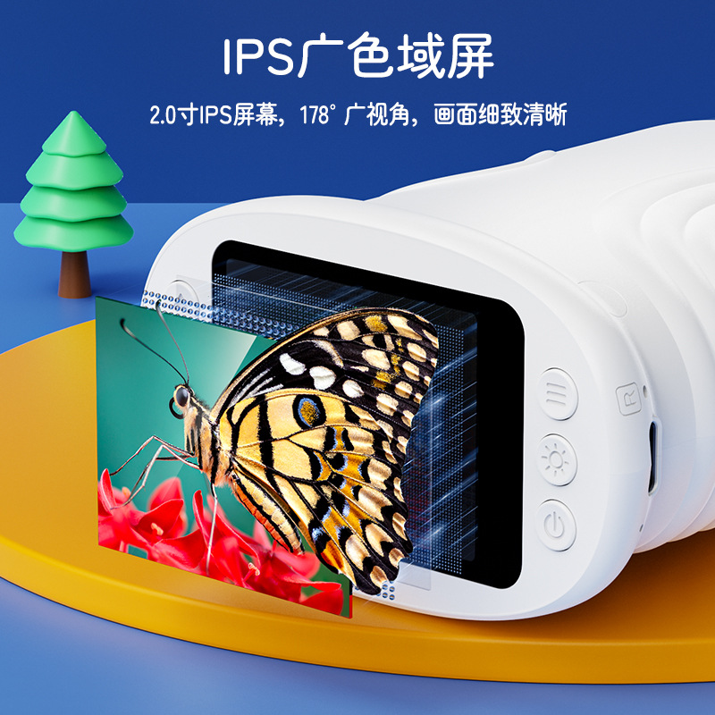 Microscopio de observación de insectos para niños, juguetes inteligentes de mano, lupa digital electrónica, dispositivos de enseñanza para estudiantes de primaria y media