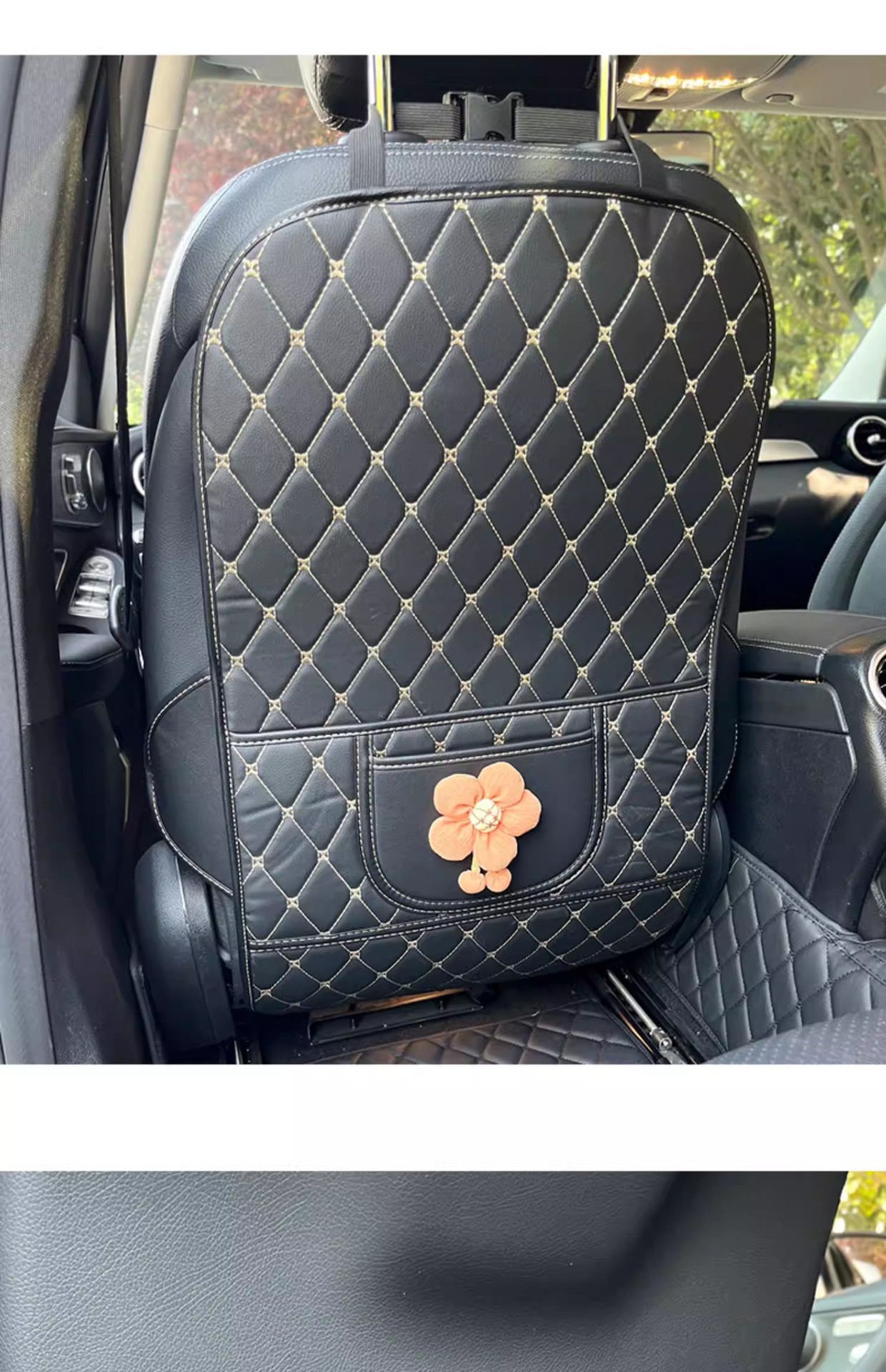 Car Anti-Kick Pad, Seat Back Protection Pad, Backrest Protective Pad, Children's Rear Seat Car Anti-Wear and Anti-Dirt Pad