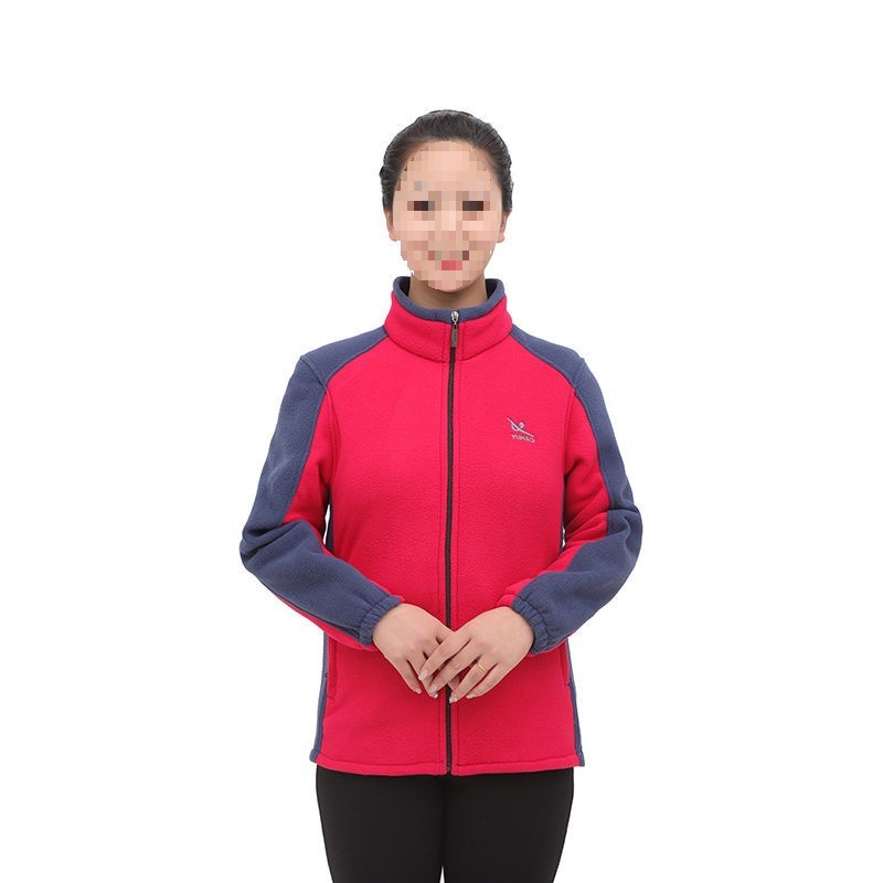 春秋新款妈妈装卫衣女上衣抓绒中老年休闲开衫摇粒绒修身拉链外套|undefined