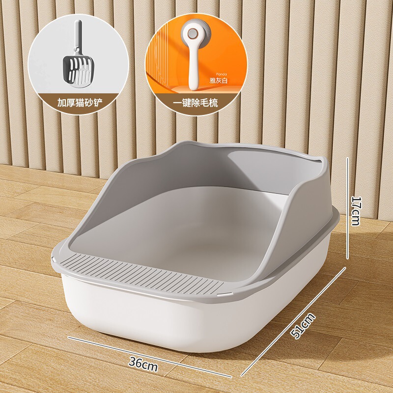 メーカー超大号全半閉鎖式猫糞盆防帯砂特小サイズ猫トイレ猫用品大全|undefined