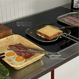 Food Tongs Barbecue Extended Stainless Steel Ins New Steak Korean Frying Tongs Korean Barbecue Tongs