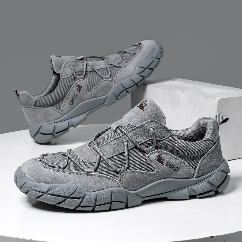 Live Explosions high quality Hiking Shoes Men's Breathable Hiking Shoes Men's Low-top Outdoor Wear-resistant Non-slip Casual Shoes