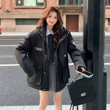 羽绒棉服男女工装派克服2025秋冬小个子王一博同款冲锋防风外套厚