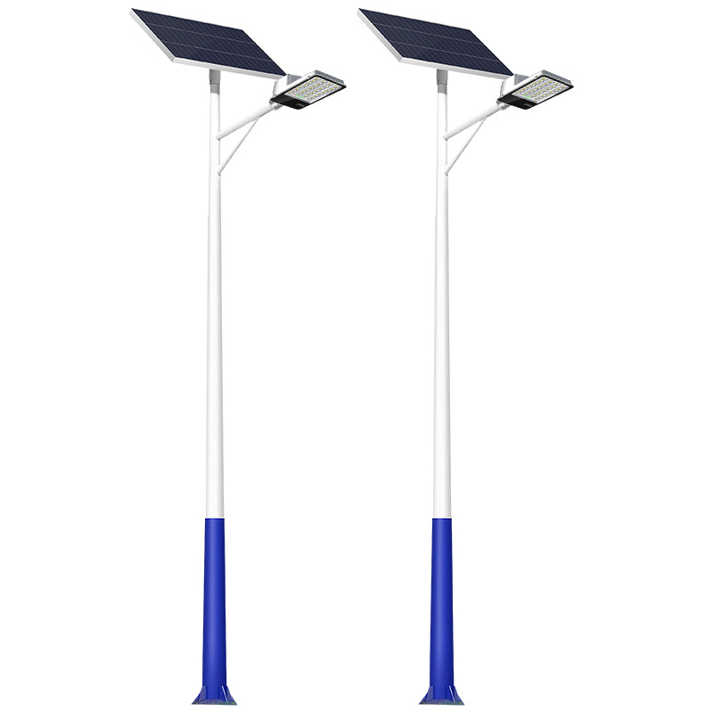 2025 nueva lámpara de calle solar 6m 8m nueva construcción de carreteras de ingeniería municipal rural fabricantes de lámparas de poste