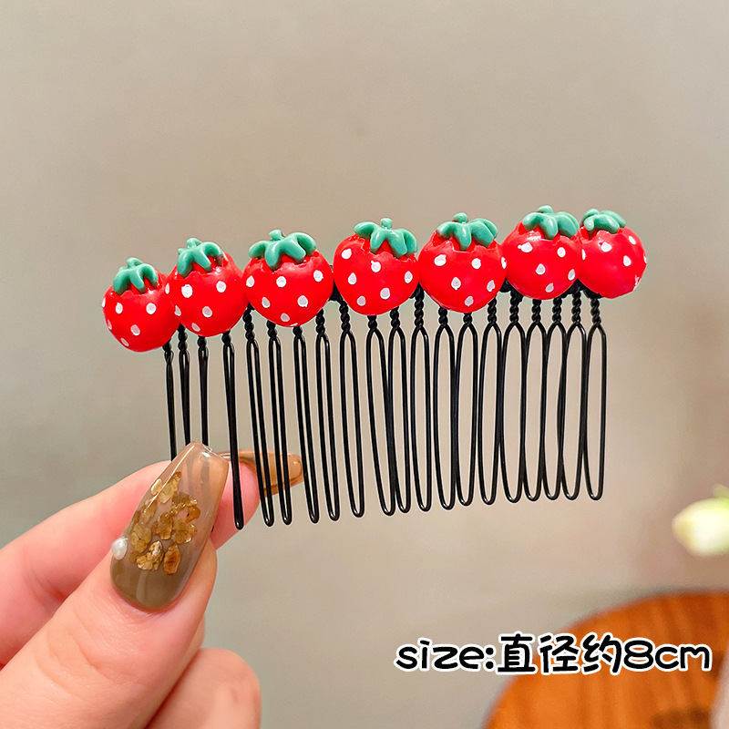 子供用の散らかった髪を整理するためのコーム、新しい額前髪ヘアピン、女の子用ヘアピン、後頭部ヘアアクセサリー|undefined