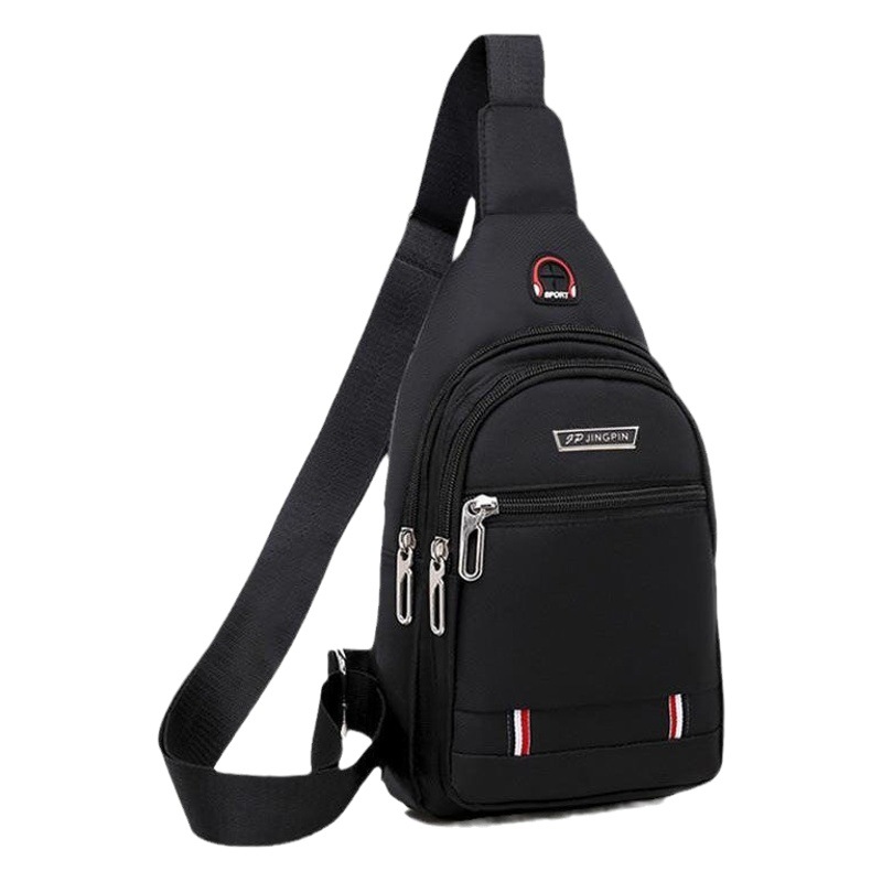Versatile New Fashion Casual Shoulder Bag Multi-Functional Waterproof Small Backpack with Earphone Hole Mobile Phone Bag Crossbody Bag for Men