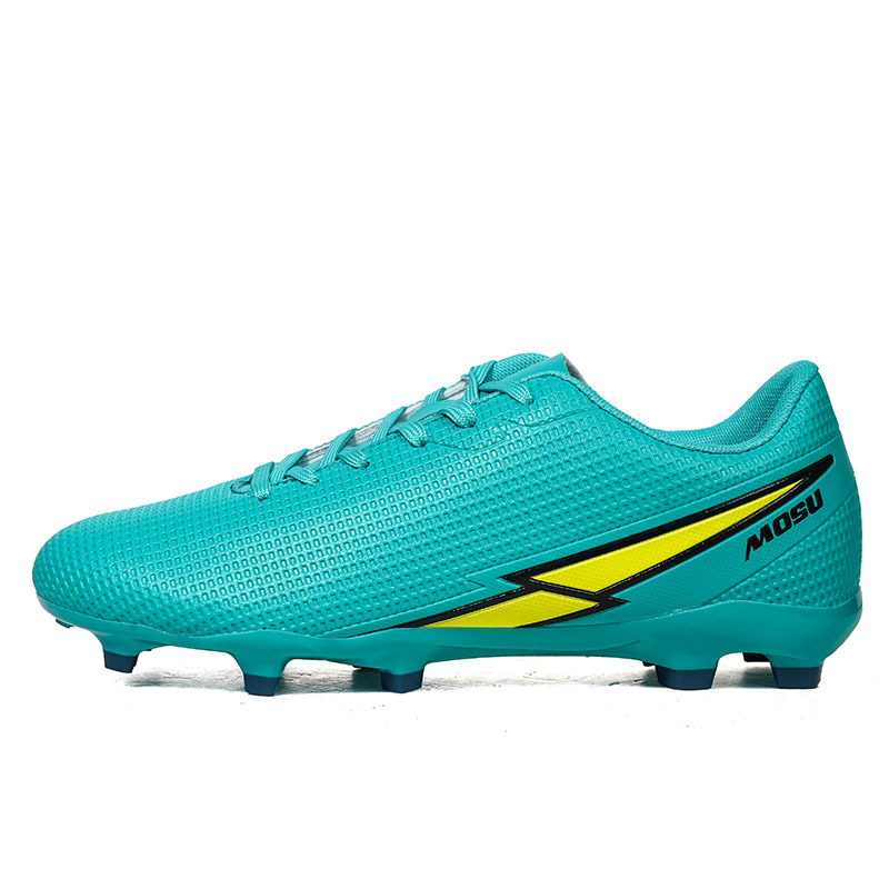 2025 nuevos zapatos de fútbol juveniles de clavos largos transfronterizos para hombres y mujeres fábrica de botas de fútbol