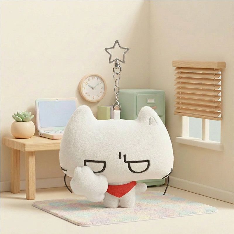 Estilo cóncavo y convexo del dedo medio del gato. / Aproximadamente 10cm