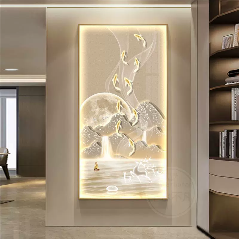 Sansui, modern sconce for corridor, light luxury style, high-quality style