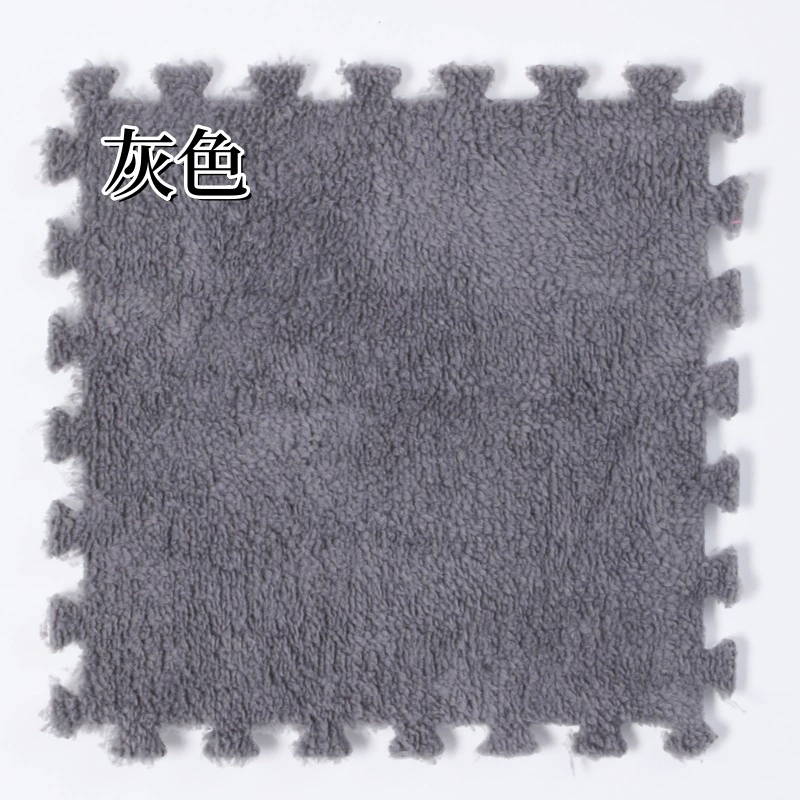 Плоский коврик (INS) 30×30×1.2 см, плюшевые Interlocking плитки для спальни девушки и прикроватной зоны
