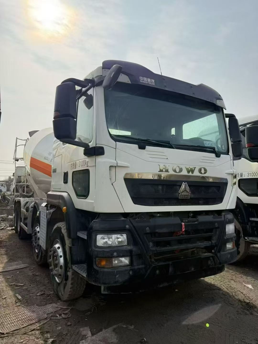 Overseas Type Vi Howo Jianyou Large 12-Cubic Meter Concrete Transport Mixer Truck with Weichai 350 Horsepower Cement Tank