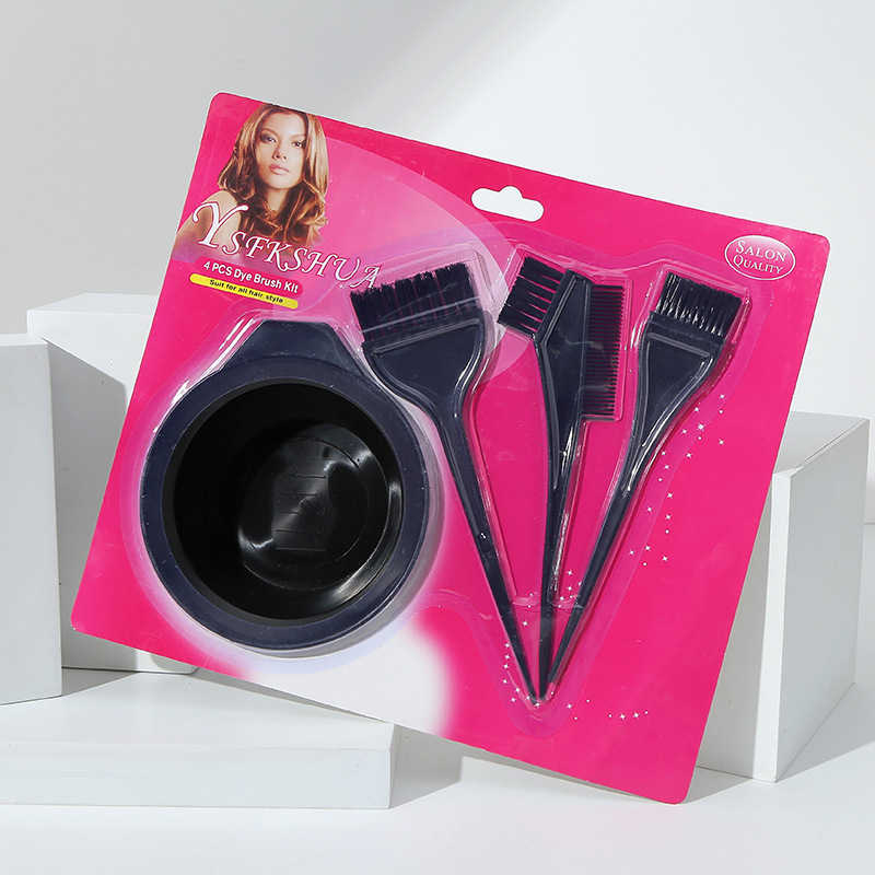 Peluquería transfronteriza, cepillo para teñir el cabello, juego de peines, herramientas de peluquería, cepillo para hornear, corte de cabello, juego de permanente y teñido al por mayor