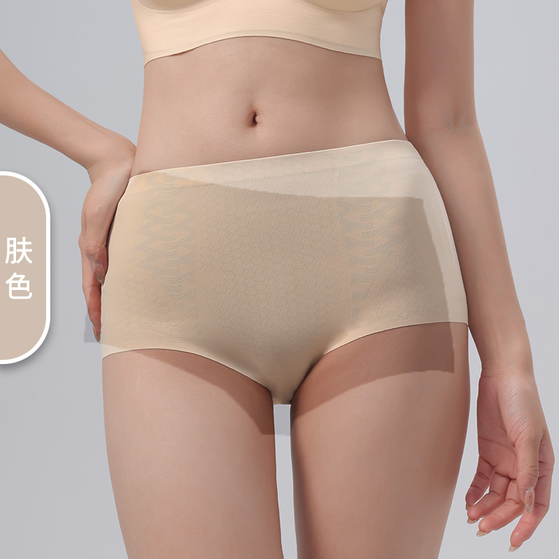 Panal de panal de grafeno, sin costuras, transpirable, sin costuras, cintura alta, abdomen, glúteos, cuerpo, calzoncillos bóxer, mujeres