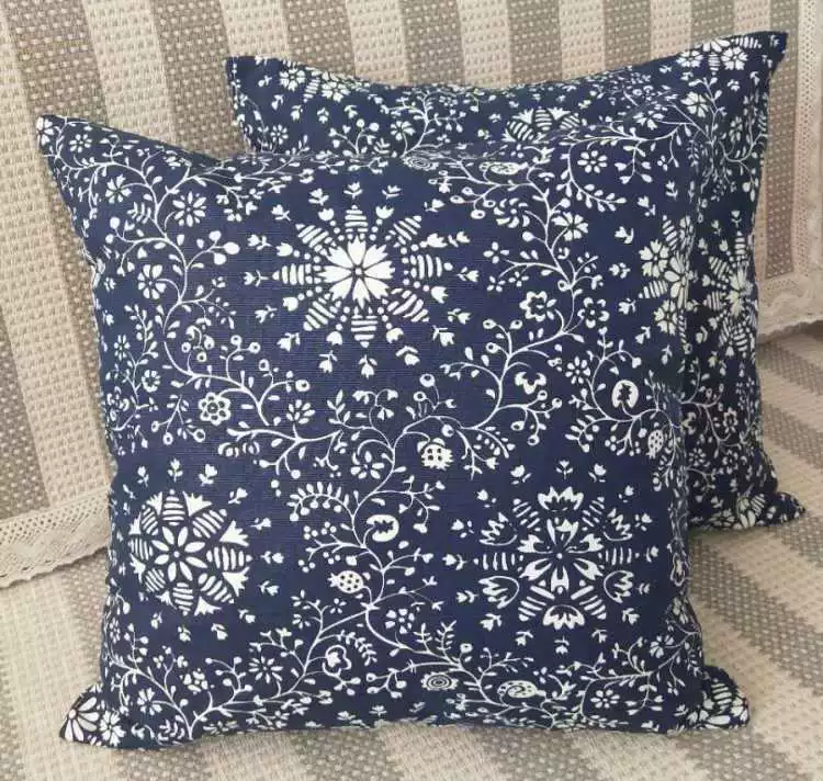 Cotton pillow, pillowcase, square sofa for bed, increased thickness