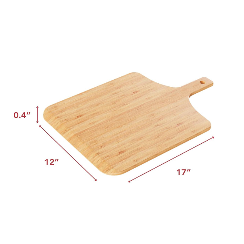 Tablero de pizza de bambú soporte de almacenamiento hogar multifuncional tabla de cortar de bambú cajón tabla de cortar soporte tabla de cortar de Bambú