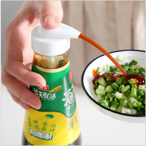Nozzle bottle oyster sauce kitchen tomato sauce oyster sauce nozzle squeezer pump head household oil pot press-type oil consumption