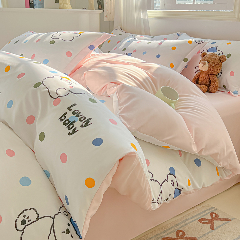 学生寮6点セット、スタッフ寝具、ベッドシーツ、掛け布団カバーセット、掛け布団、マットレス、フルセット、工場卸売|undefined