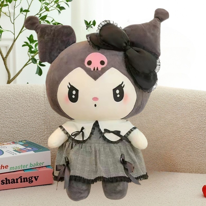 人気の桜スカートメロディーぬいぐるみ小悪魔クロミ枕人形ハローキティ人形|undefined