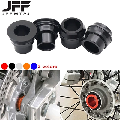 Motorcycle aluminum alloy front and rear wheel hub spacer gasket is suitable for KTM EXC SX EXCF 85-530