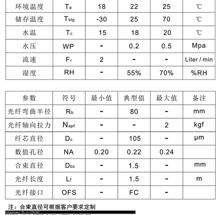 半导体光纤耦合激光器 FC