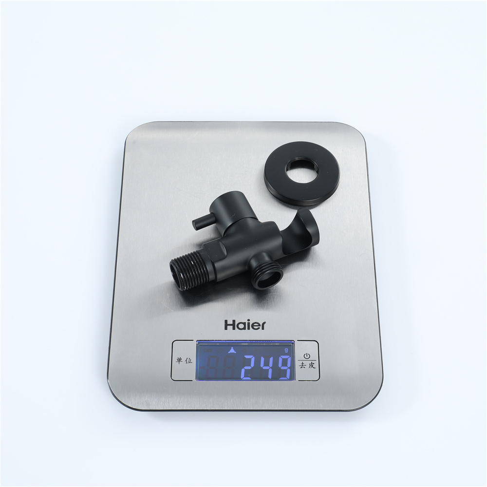 Black bathroom sink, toilet spray gun set, kitchen high-pressure flush, shower head, single Angle valve, hose undefined