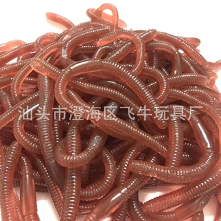 出口外贸仿真昆虫模型TPR软胶软体小动物假长蚯蚓假红虫玩具
