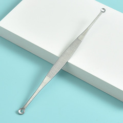 廠家批發雙頭砂光暗瘡器不鏽鋼粉刺擠壓器去黑頭痘痘擠壓美容工具