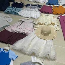巴la裙子套装湖州织里童装清货夏季品牌童装尾款批发一手货源工厂
