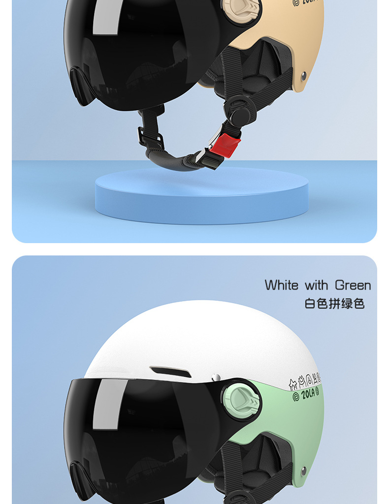 3C Certified Electric Motorcycle Helmet for Men and Women, 2025 Model, for Riding and Commuting, Safety Helmet for Electric Vehicles, Protective Gear