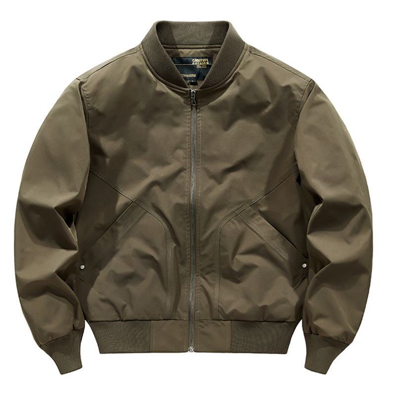 Men's Clothing loose large size men's baseball jacket thin casual_voghion.com