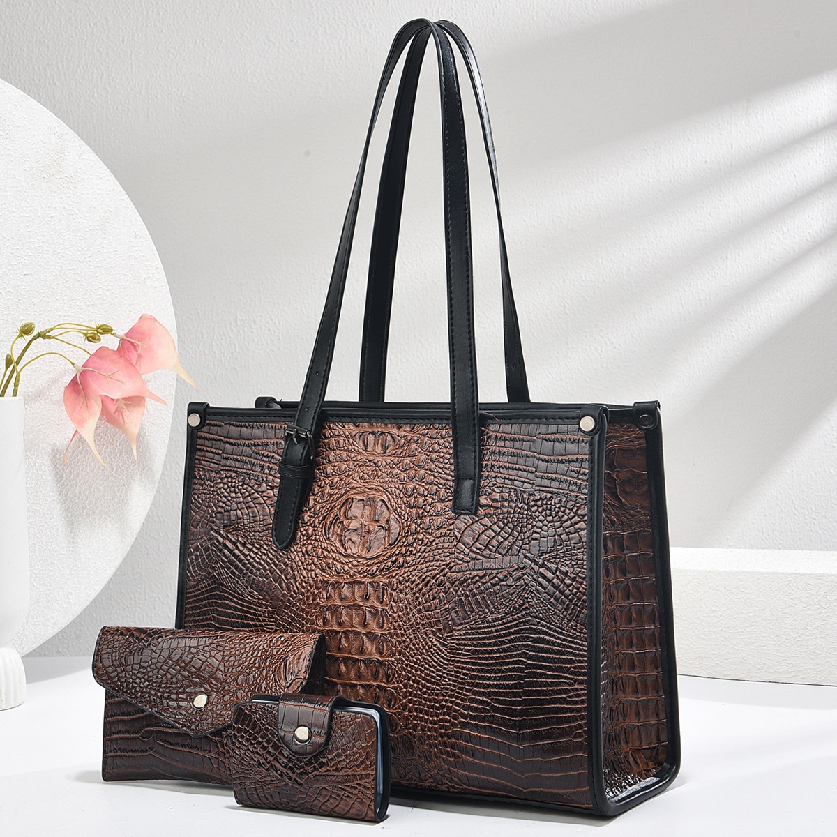 Bolso Tote femenino 2025 nuevo bolso de gran capacidad bolso mensajero portátil de un solo hombro