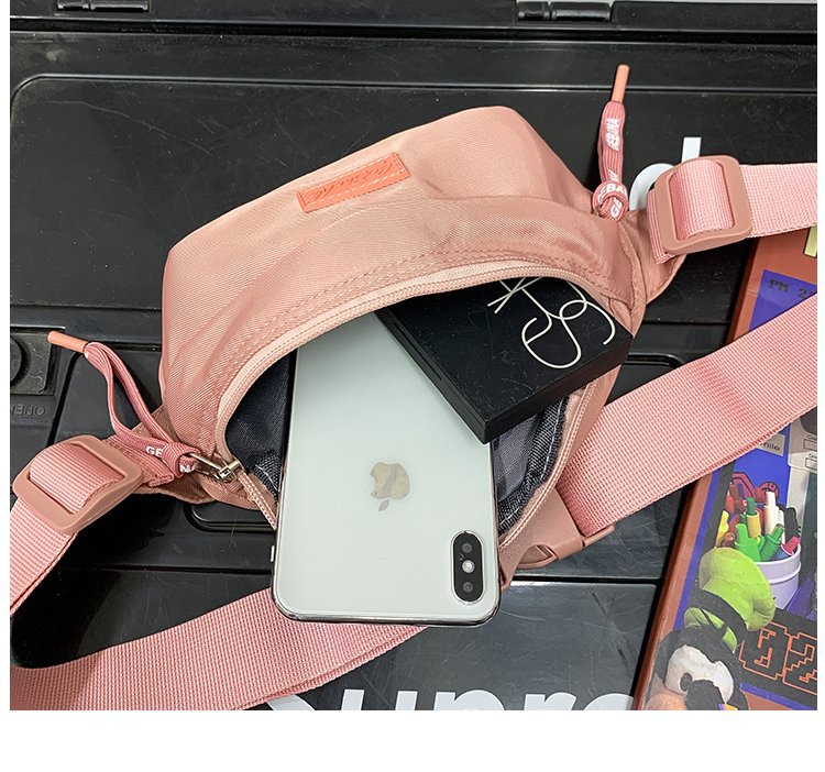 小背包男女士胸包潮单肩包运动斜挎包休闲斜肩包尼龙牛津帆布挎包